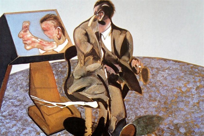 Francis Bacon, Ritratto di George Dyer allo specchio Francis Bacon, Ritratto di George Dyer allo specchio