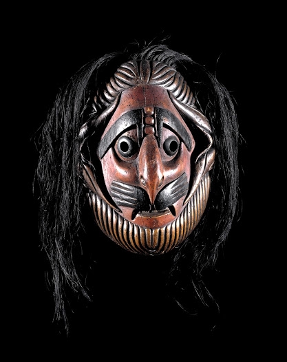maschera Nulthamalth, o danzatore folle, 1850 maschera Nulthamalth, o danzatore folle, 1850