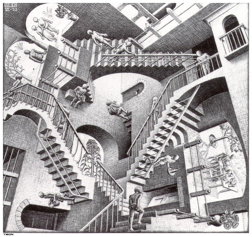 M.C. Escher Winkel, Relatività