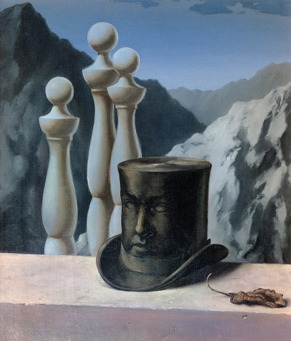 Magritte, Le beau tenebreux, 1950