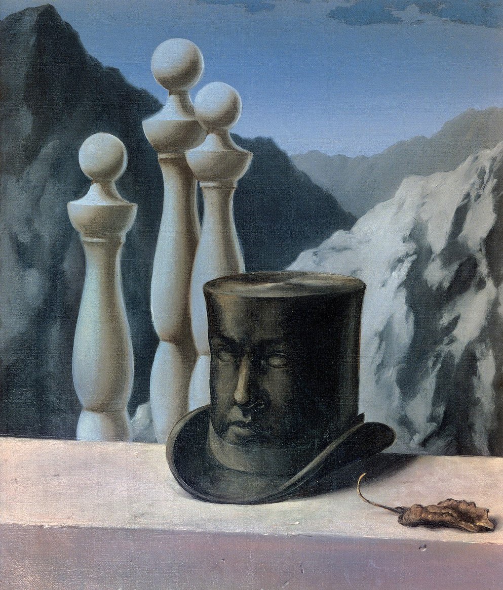 Magritte, Le beau tenebreux, 1950 Magritte, Le beau tenebreux, 1950