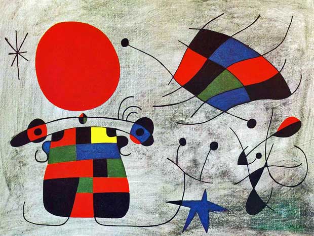 Jean Mirò, Sorriso con ali in fiamme