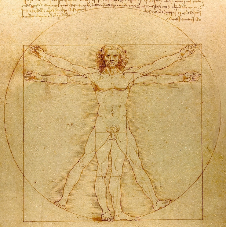Leonardo da Vinci. L'uomo vitruviano